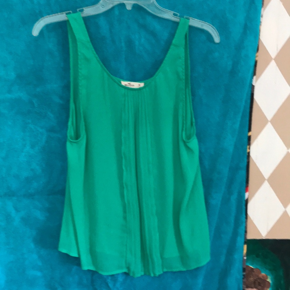 Green tank top